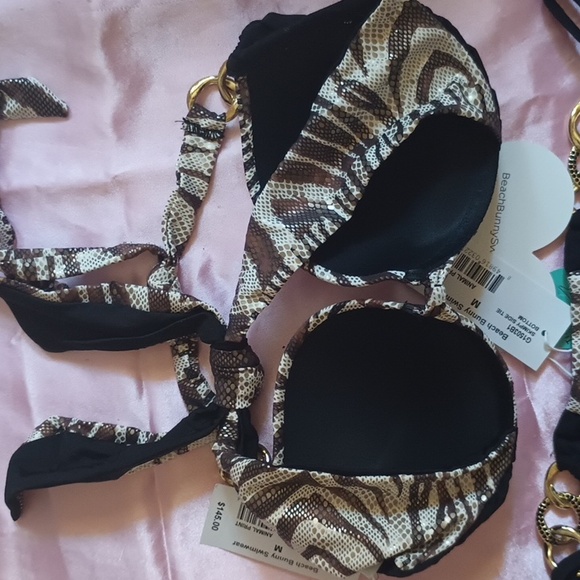 Beach Bunny Tribal Beat NWT MD Animal Print Bikini - Picture 6 of 9